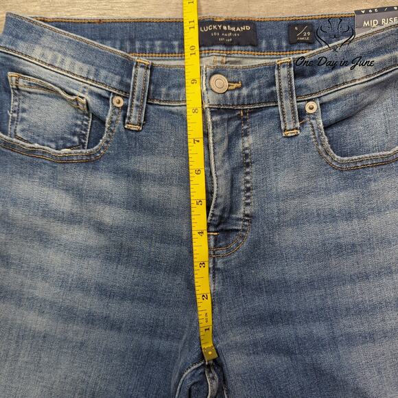 Lucky Brand Mid Rise Skinny Jeans Size 8 - Picture 4 of 6